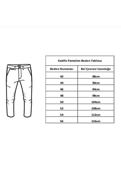 ELEYSE Pantaloni Wontilotte Classic pentru bărbați din catifea fleece - antracit