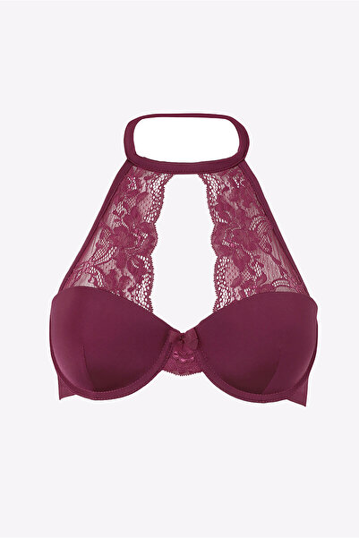 LOYA Bordo Odile Desteksiz Straplez Sütyen
