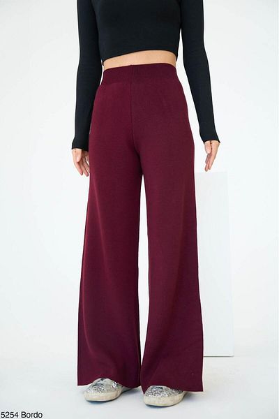 My Blog Pantaloni tricotaje Claret Red Relax - 5254