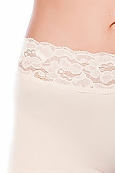 NBB Δαντελένιο σορτς λευκό χωρίς ραφές