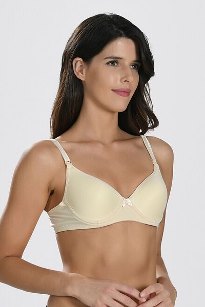 STN Covered Nude Colored Single Bra