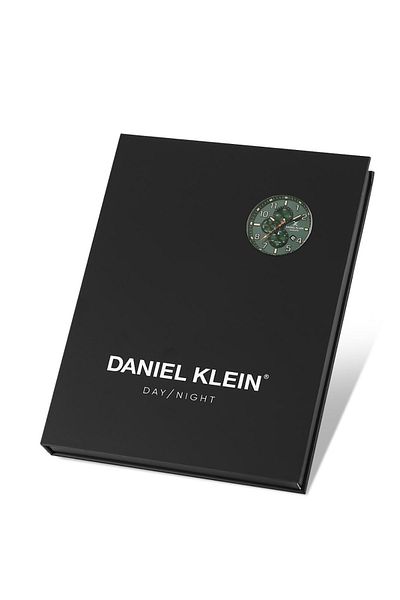 Daniel Klein Steel Band & Leather Band Inner Functions Active 3 Atm Men's Wristwatch Set.10737.Y3