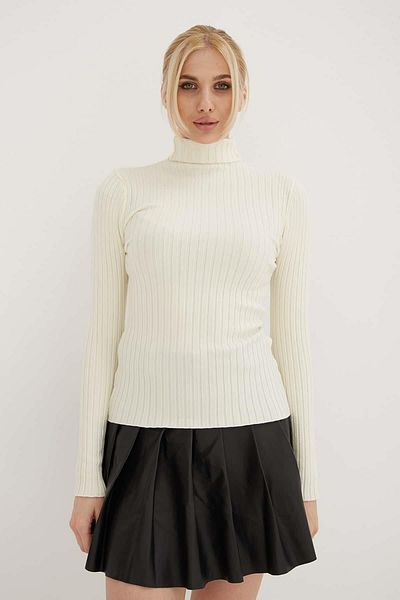 Fashion Friends Turtleneck Blouse Ecru
