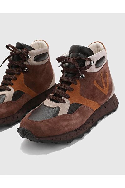 İLVİ Riyad Hakiki Süet Deri Erkek Kahverengi Bot