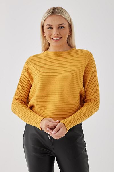 Fashion Friends Μπλούζα με μανίκια μουστάρδας