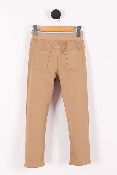 Pollito Boys' Woven Elastic Waist School Pants