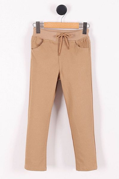 Pollito Boys' Woven Elastic Waist School Pants