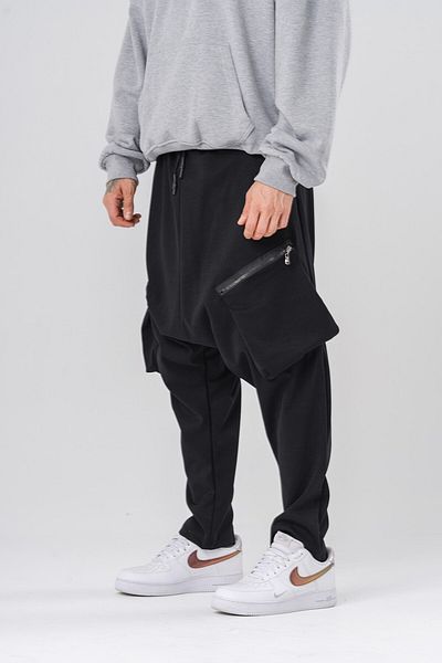 go gang own Poor Bohemian Shalwar with Front Pocket and Elastic Waist Detail