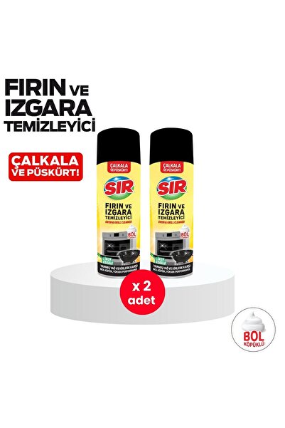 Sır Fırın ve Izgara Temizleyici Köpük 500 ml 2'li