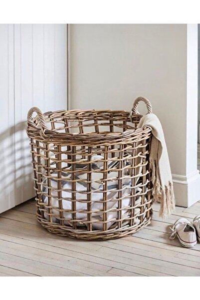 afralya home Çok Amaçlı Sepet Çamaşır Sepeti Oyuncak Sepeti Ev Dekorasyon Ger...