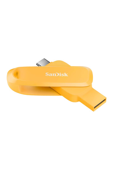 SanDisk Phone Drive 256GB Android Uyumlu USB 3.2 Gen 1 Flash Bellek Yellow Daffodil SDDDC6-256G-G46YD