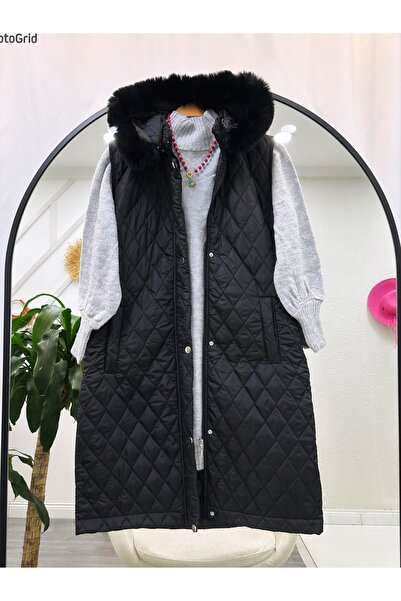 YEDİLALE Pera Quilted Tesettur Vest (in to 50 Sizes)