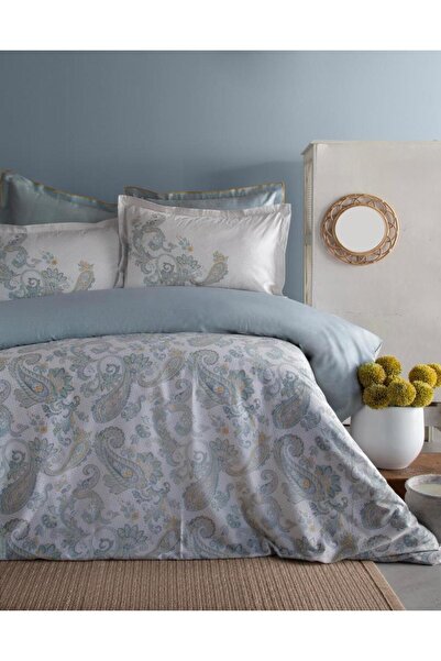 Apricitas HOME APRİCİTAS HOME ELEGANCE BERTA YEŞİL SATEN NEVRESİM TAKIMI ÇİFT...