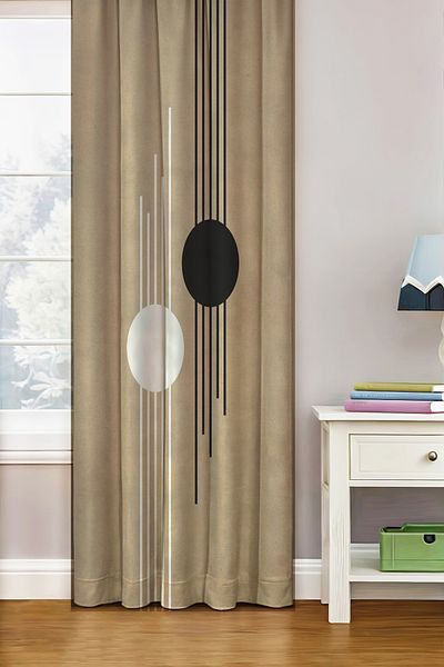 Vendini Quality Fabric, Vibrant Color Patterned Background Curtain (Size Produced, Be Atthant to Size)
