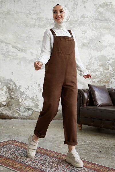 InStyle Lindy Strappy Salopet - Bitter Brown