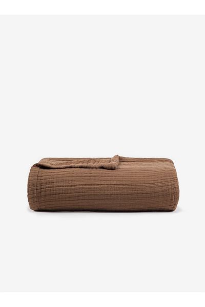 Barine مفرش سرير كتان لينين جاوز بيسون بيكيه 200x220 سم