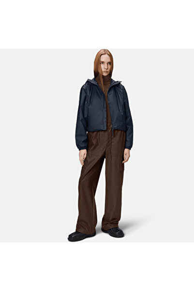Rains Lohja Short Insulated W3T1 Kadın Lacivert Yağmurluk