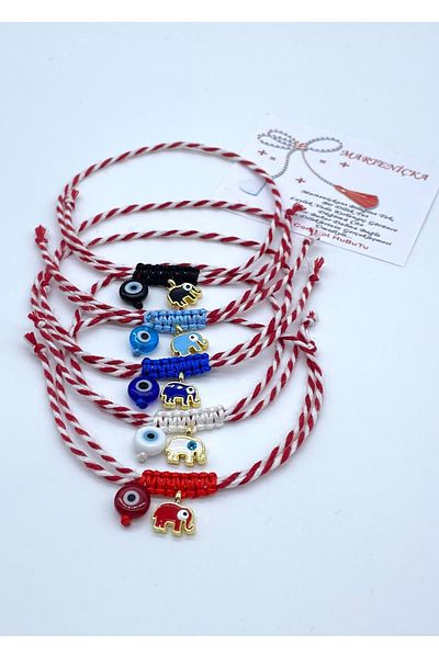 Concept HuBuTU 5 Gift New Year's Card Helatin Martenicha March Rope Wish Bracelet