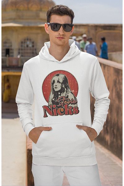Fuddy Moda Φούτερ με κουκούλα με στάμπα Stevie Nicks Unisex Oversize