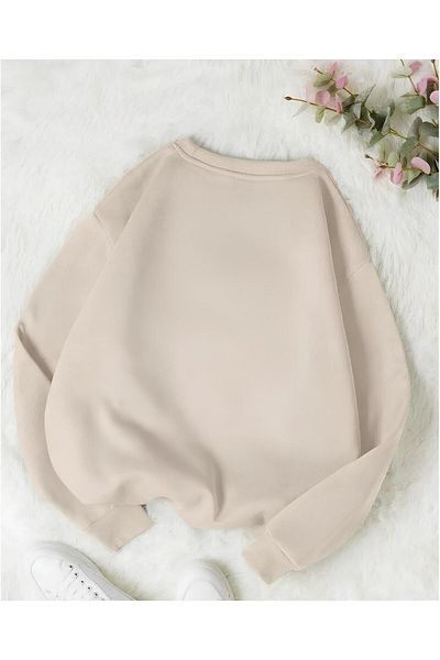GYES Φούτερ Unisex Crew Neck - Απλό ριμπ, λαιμόκοψη