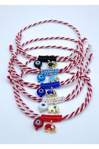 Concept HuBuTU 5 Gift New Year's Card Helatin Martenicha March Rope Wish Bracelet