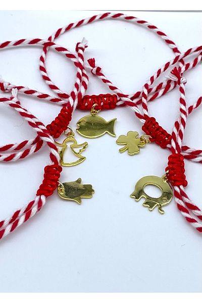 Concept HuBuTU 5 Gift New Year's Card Helatin Martenicha March Rope Wish Bracelet