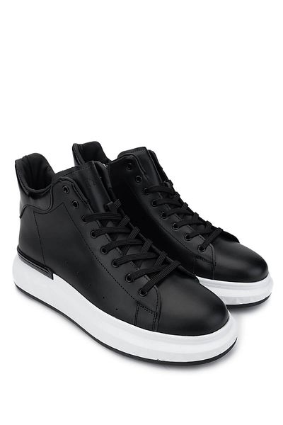 Tamer Tanca Men's Genuine Leather Black Boots