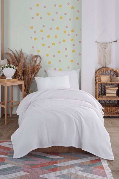 Eponj Home Ecocel Pike Junior Blanket - 140x230cm White Karde