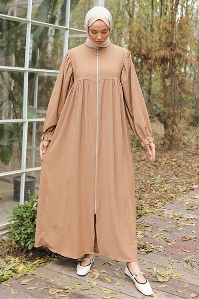 Bestenur Βιζόν Esyel Μανίκι Shiring Ferace 1256