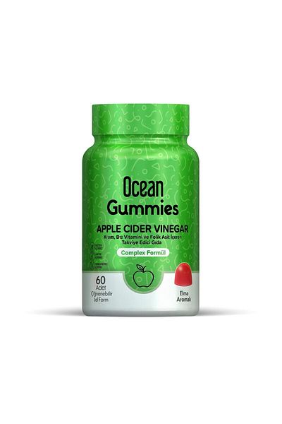 Ocean Apple Cider Gummies - 60 Chewable Gel Forms