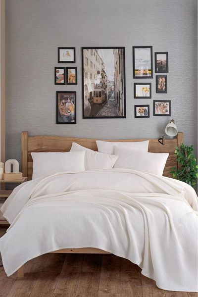 Eponj Home Κάλυμμα Ecocel Pike Oversize King - 240x230cm Karde Cream