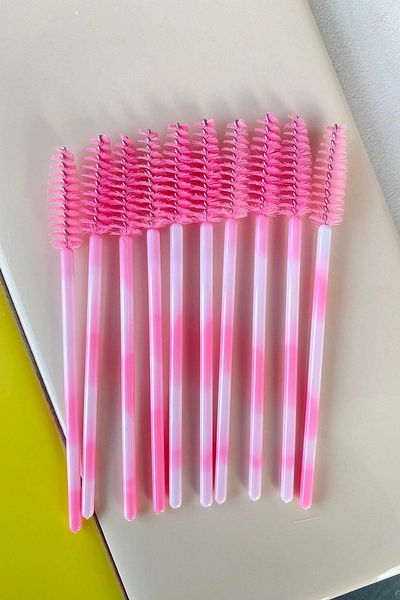TAKIŞTIR Pink Color Eyebrow Eyelash Combing Brush