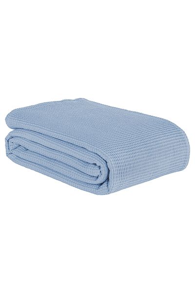 Eponj Home Ecocel Pike Double Blanket - 200x230cm Baby Blue Sister