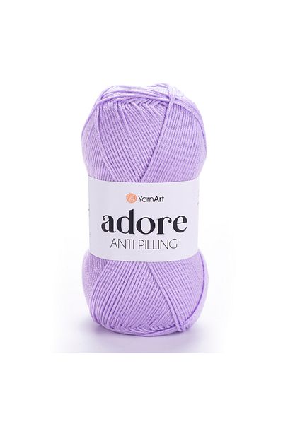 Yarnart Adore - Πλεκτό Χέρι Αντι-πηκτικό Σχοινί Λιλά-337