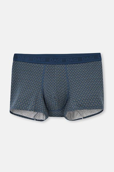 Dagi Marineblaue 4210 gemusterte Micro-Modal-Boxershorts