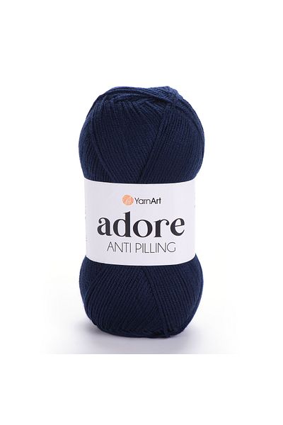 Yarnart Adore - Πλεκτό νήμα χειρός κατά της φουρκέτας Navy Blue-351