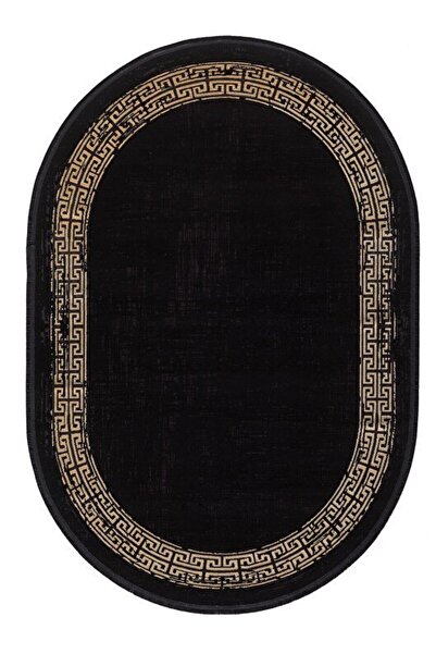 GÜMÜŞSUYU Black&Brown 11298 Oval Halı