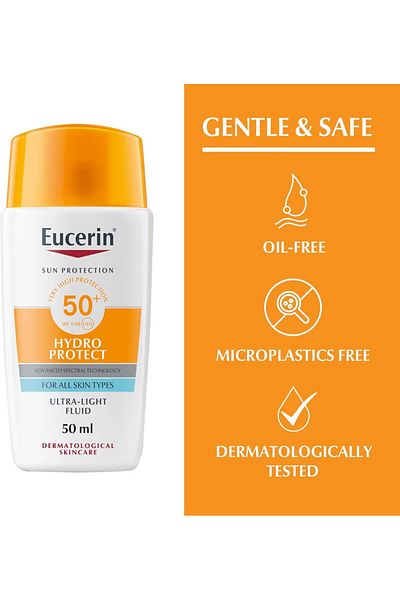 Eucerin Eucerin Sun Hydro Protection SPF 50+ Facial Sun Fluid 50Ml