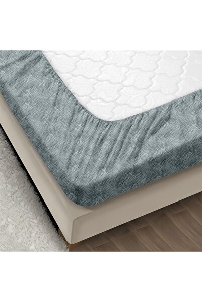 Evim Always Indigo Одномісний бавовняний комплект постільної білизни - 100x200+35 см 50x70 см Наволочка на подушку з гумкою