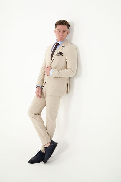 ACTUAL Men's Suit 4065-2 09 Cream