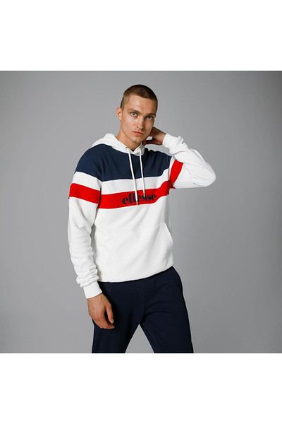 Ellesse Men's White Hooded Sweat - Em272