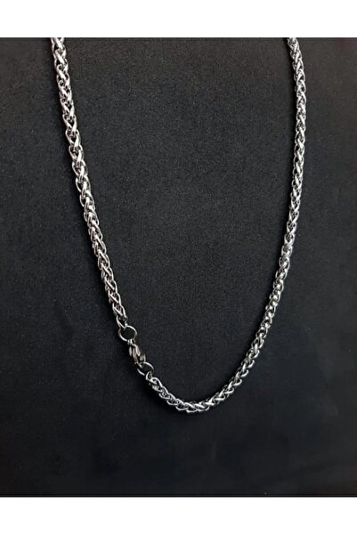 G Sport POLO Wicker Embroidered Men's Steel Chain Necklace