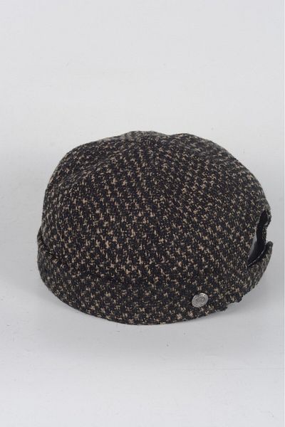 mercantoptan Unisex 100% Wool Print Wool Beret Winter Docker Hat