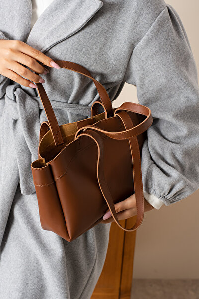 HONEY BAG Merla Tan Puppy Women's Shoulder Hand and Shoulder Bag