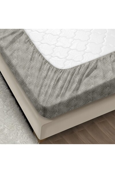 Evim Always Stone Cotton Fitted Sheet Set Double 160X200+35Cm 50X70Cm 2X Pillowcases