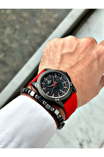 Naviforce Men's Sports Calendar Waterproof Men's Wrist Watch with Bracelet Gift