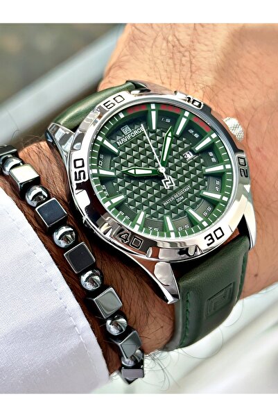 Naviforce Takvimli Erkek Kol Saati Bileklik Hediyeli