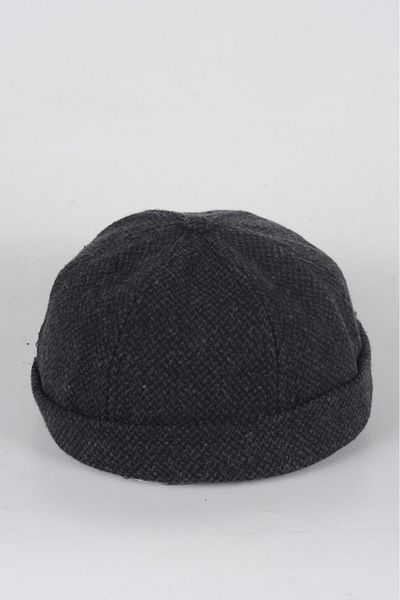 mercantoptan Unisex 100% Wool Print Wool Beret Winter Docker Hat