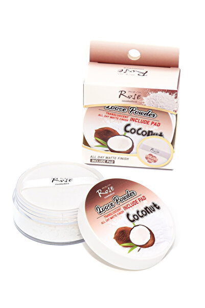 Roesıa Rose Cosmetics Rose Süngerli Toz Pudra & Loose Powder