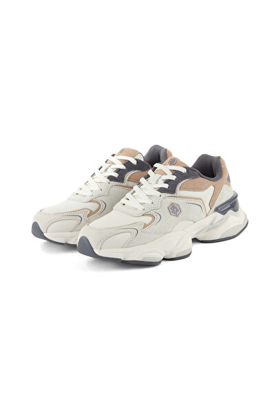 lumberjack Memory Foam Bej Kadın Sneaker Spor Ayakkabı